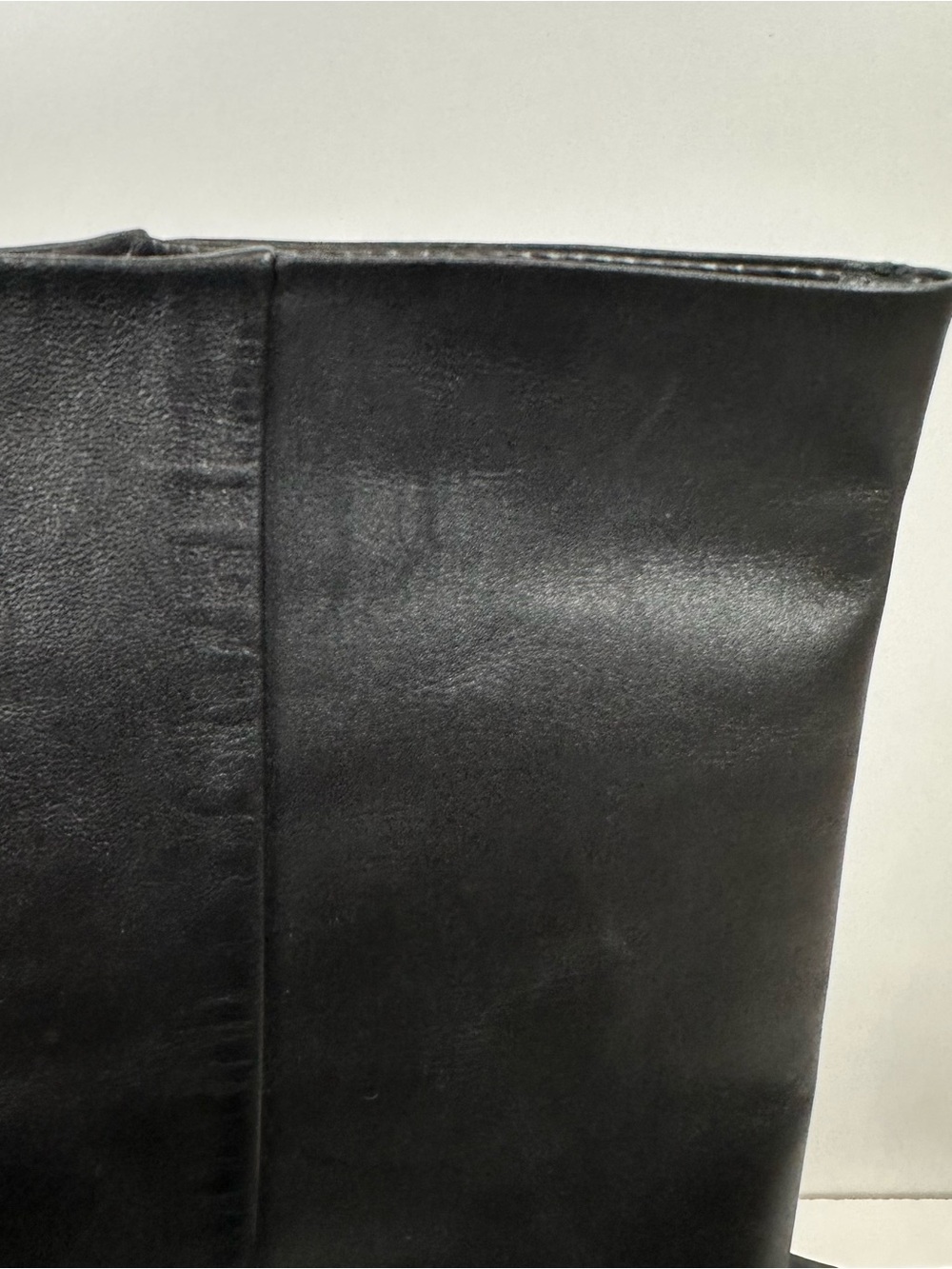 Zara Knee High Block Heel Leather Boot - Picture 8 of 12